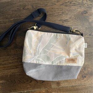 Upcycled Aloha shirt crossbody purse